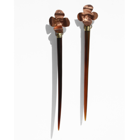 One of a kind horn earrings