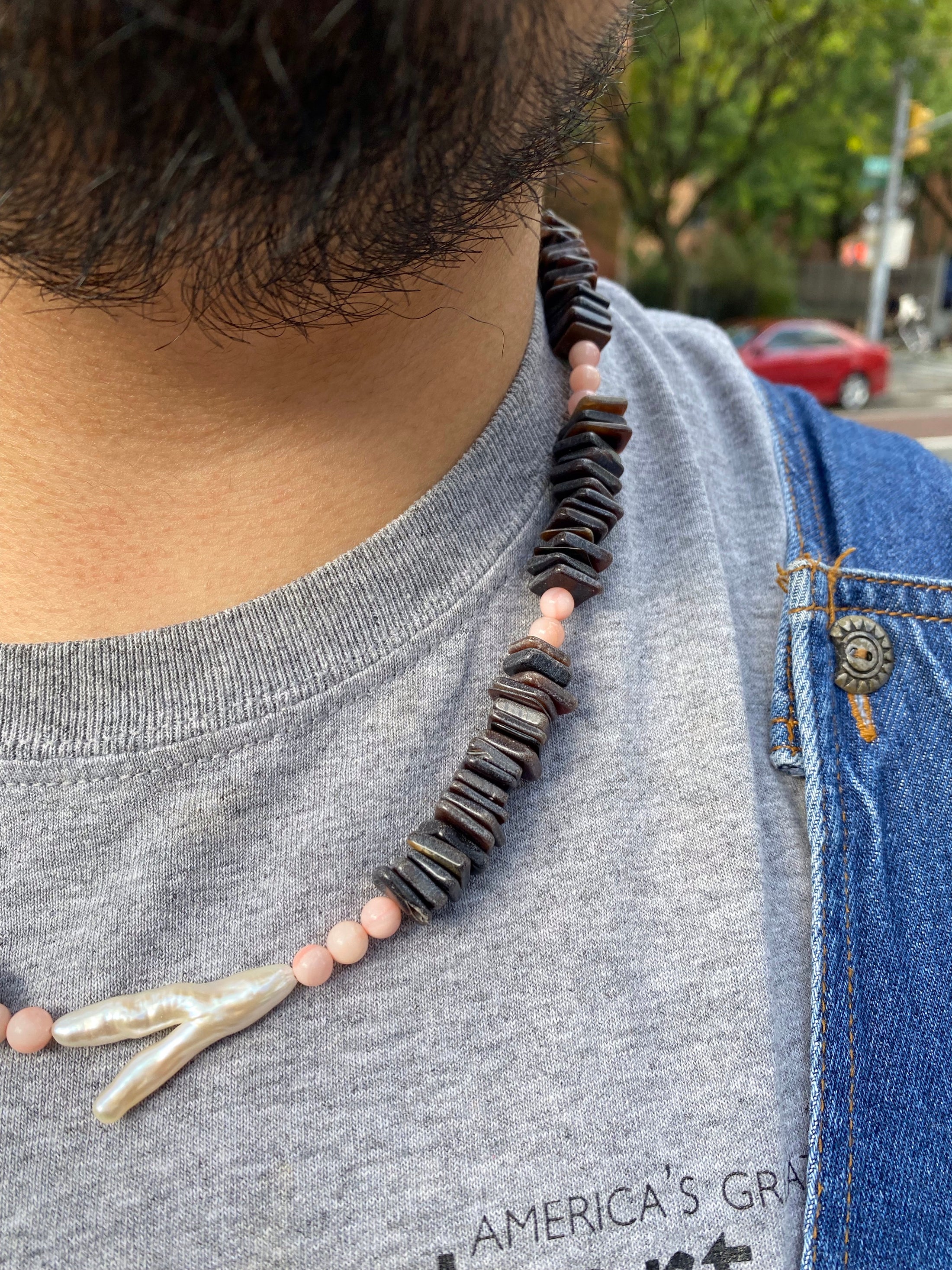 "Collar Concha y Perla"