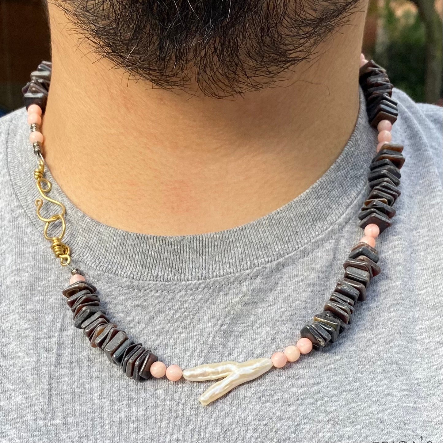 "Collar Concha y Perla"