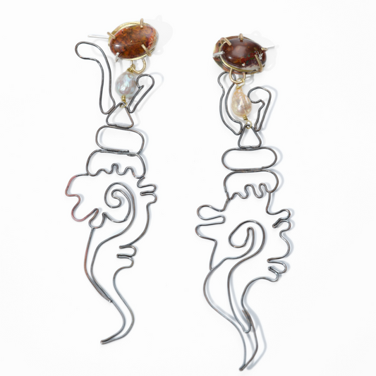 One of a kind Ndiyiyi with Cantera Opals (Relative Arts exclusive)