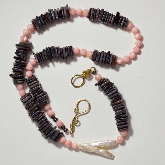 "Collar Concha y Perla"